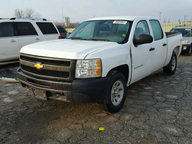 1GCPKPE78CF199324 - 2012 CHEVROLET SILVERADO WHITE photo 2