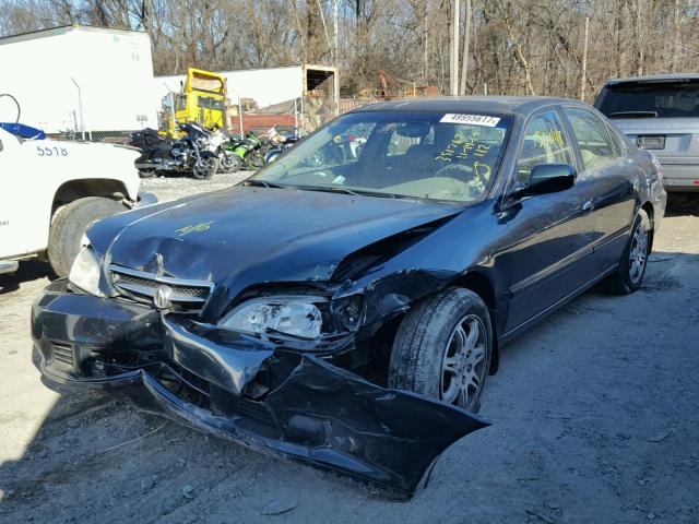 19UUA5664YA007032 - 2000 ACURA 3.2TL GREEN photo 2