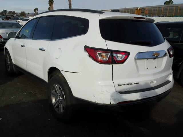 1GNKVGKD3HJ222421 - 2017 CHEVROLET TRAVERSE L WHITE photo 3