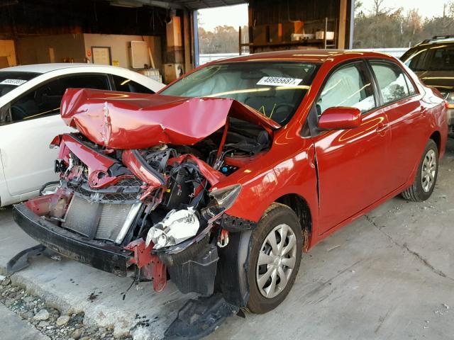 2T1BU4EE6BC672775 - 2011 TOYOTA COROLLA BA RED photo 9