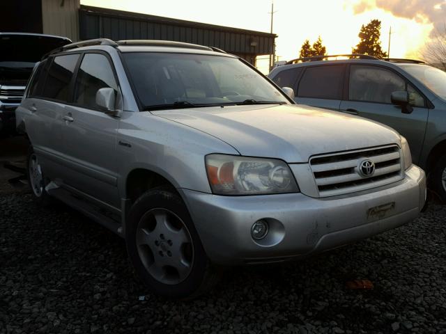 JTEEP21A650128220 - 2005 TOYOTA HIGHLANDER SILVER photo 1