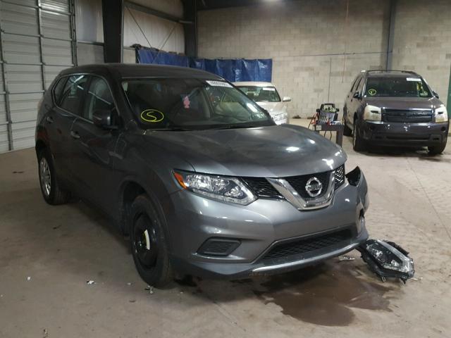 KNMAT2MV7FP547554 - 2015 NISSAN ROGUE S GRAY photo 1