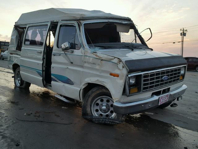 1FDEE14NXLHB69849 - 1990 FORD ECONOLINE WHITE photo 1