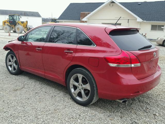 4T3BK11A99U002094 - 2009 TOYOTA VENZA BASE RED photo 3