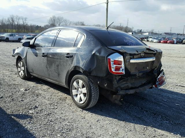 3N1AB6AP0CL781660 - 2012 NISSAN SENTRA 2.0 BLACK photo 3