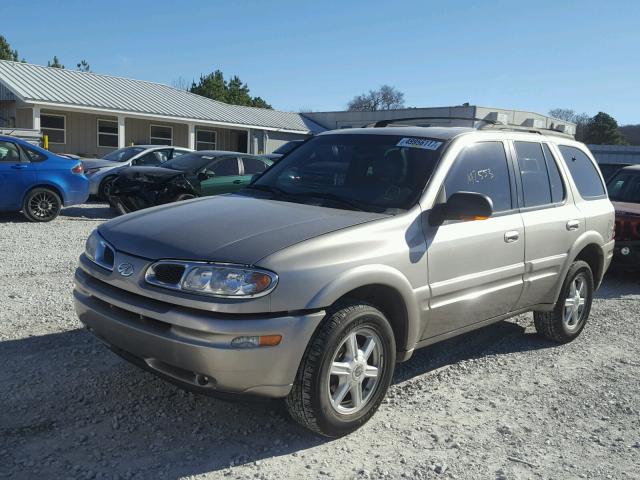 1GHDT13S922101924 - 2002 OLDSMOBILE BRAVADA SILVER photo 2