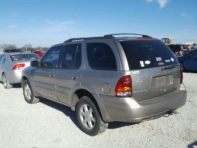 1GHDT13S922101924 - 2002 OLDSMOBILE BRAVADA SILVER photo 3