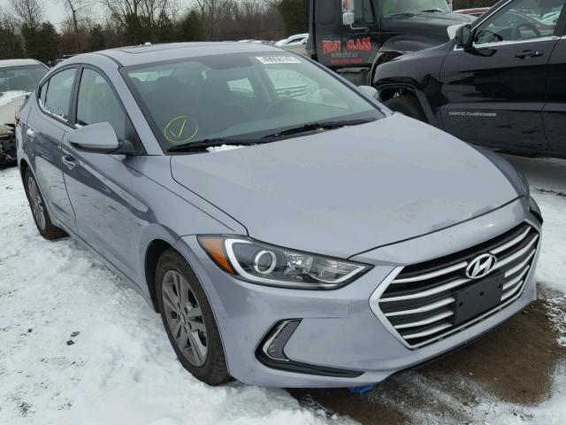 5NPD84LF3HH169025 - 2017 HYUNDAI ELANTRA SE SILVER photo 1