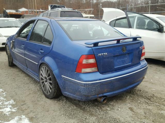 3VWSE69M55M014755 - 2005 VOLKSWAGEN JETTA GLI BLUE photo 3