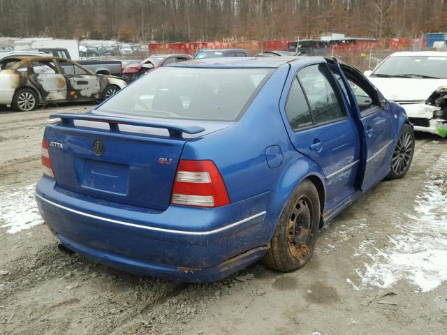 3VWSE69M55M014755 - 2005 VOLKSWAGEN JETTA GLI BLUE photo 4