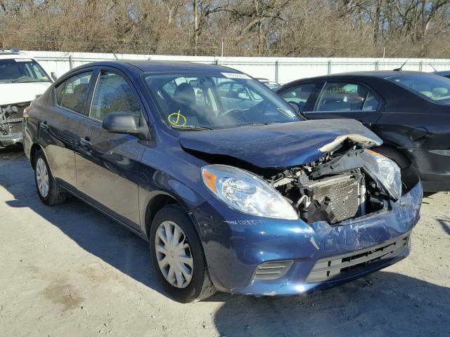 3N1CN7AP8DL873655 - 2013 NISSAN VERSA S BLUE photo 1