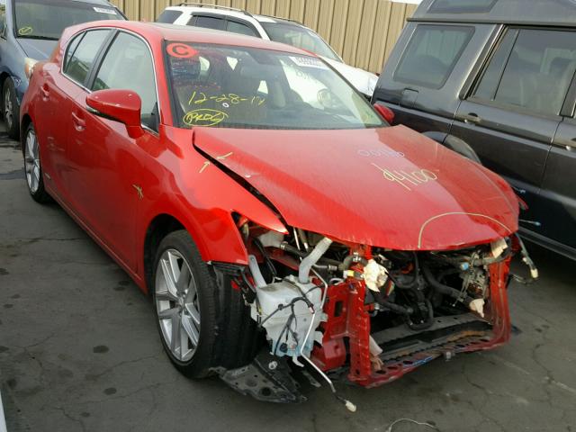 JTHKD5BHXE2181230 - 2014 LEXUS CT 200 RED photo 1