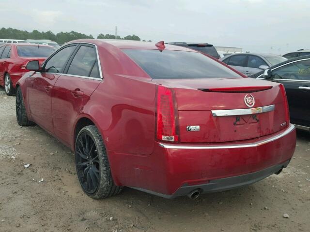 1G6DF577X90111252 - 2009 CADILLAC CTS RED photo 3