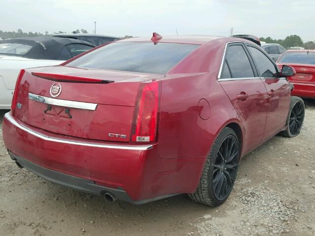 1G6DF577X90111252 - 2009 CADILLAC CTS RED photo 4