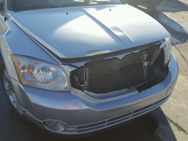 1B3HB78K87D198889 - 2007 DODGE CALIBER R/ SILVER photo 9