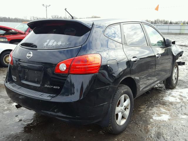 JN8AS5MVXAW138553 - 2010 NISSAN ROGUE S BLACK photo 4