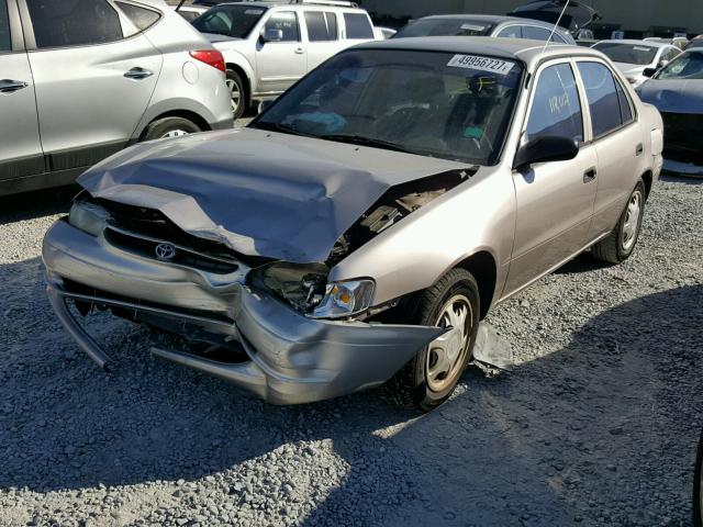 1NXBR12E4XZ253463 - 1999 TOYOTA COROLLA VE BEIGE photo 2