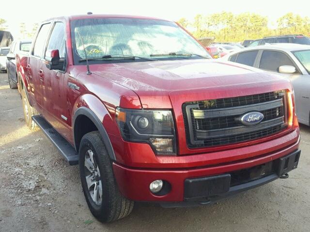 1FTFW1ETXDKF18757 - 2013 FORD F150 SUPER RED photo 1