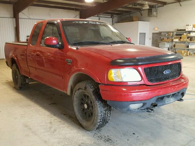 2FTRX18W52CA45156 - 2002 FORD F150 RED photo 1