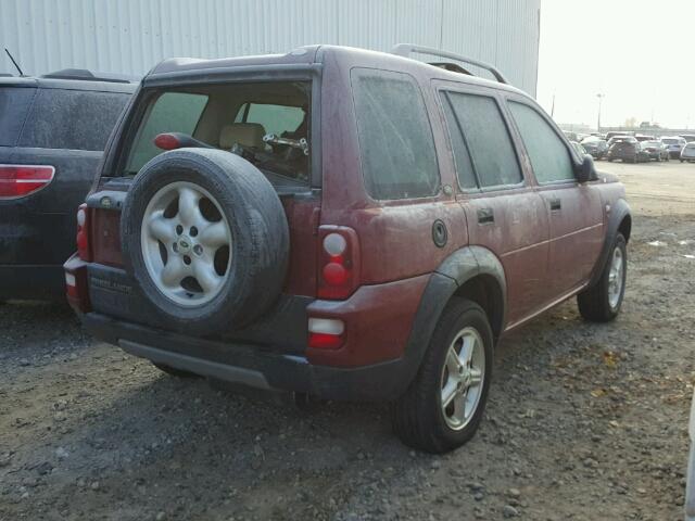 SALNY22215A462067 - 2005 LAND ROVER FREELANDER RED photo 4