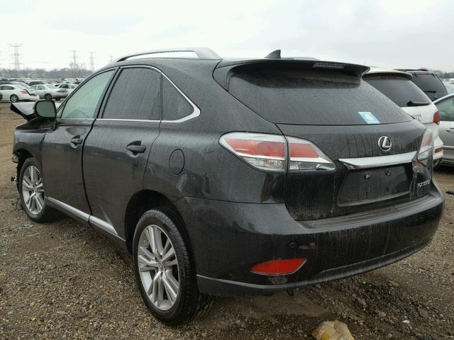 JTJBK1BAXF2476748 - 2015 LEXUS RX 350 BLACK photo 3