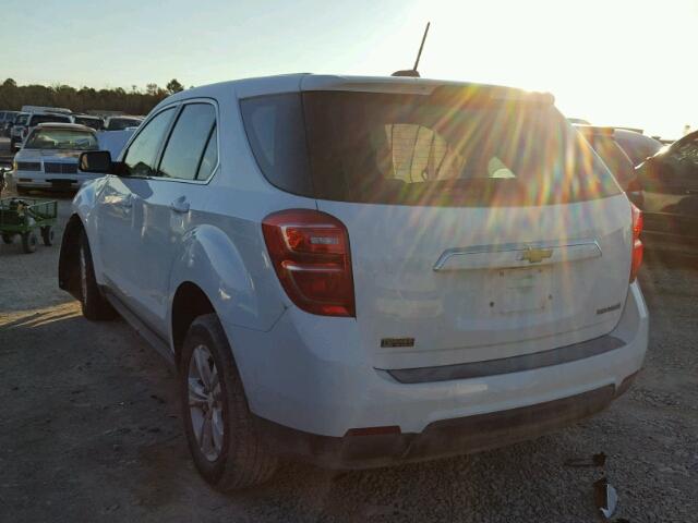 2GNALBEK1G6148104 - 2016 CHEVROLET EQUINOX LS WHITE photo 3