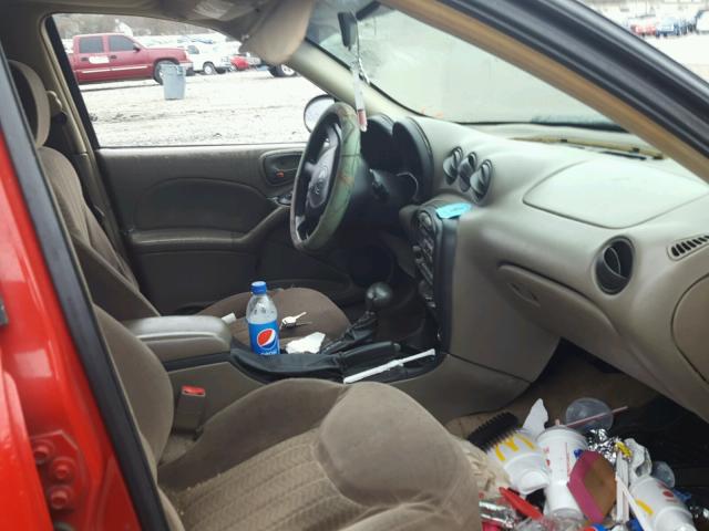 1G2NF52F42C152419 - 2002 PONTIAC GRAND AM S 红色 照片 5