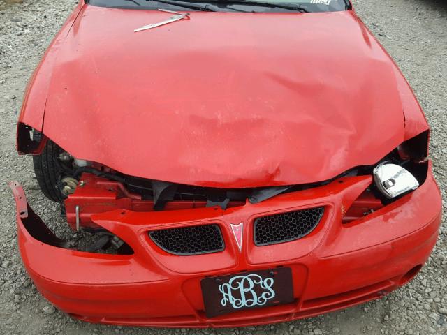 1G2NF52F42C152419 - 2002 PONTIAC GRAND AM S 红色 照片 7