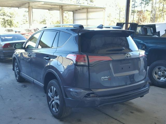 JTMZFREVXGJ097257 - 2016 TOYOTA RAV4 LE GRAY photo 3