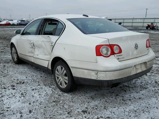 WVWEK93C76P036679 - 2006 VOLKSWAGEN PASSAT 2.0 WHITE photo 3