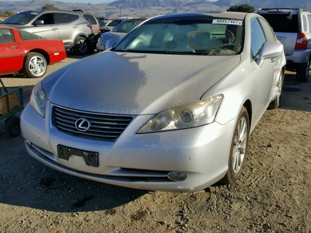 JTHBJ46G672066745 - 2007 LEXUS ES 350 SILVER photo 2