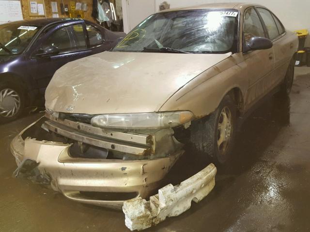1G3WH52K4XF333324 - 1999 OLDSMOBILE INTRIGUE G GOLD photo 2