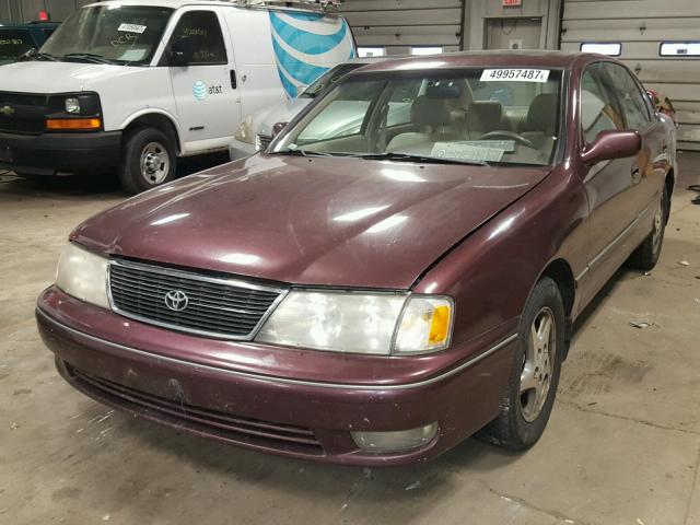 4T1BF18B9WU289962 - 1998 TOYOTA AVALON XL PURPLE photo 2