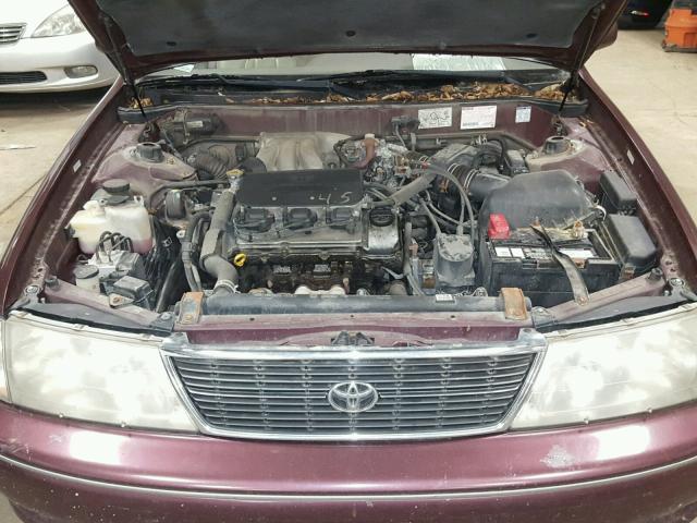 4T1BF18B9WU289962 - 1998 TOYOTA AVALON XL PURPLE photo 7