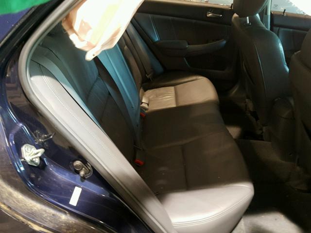 1HGCM66587A032739 - 2007 HONDA ACCORD EX BLUE photo 6