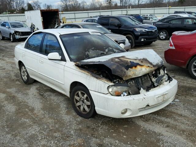 KNAFB121345306146 - 2004 KIA SPECTRA BA WHITE photo 1