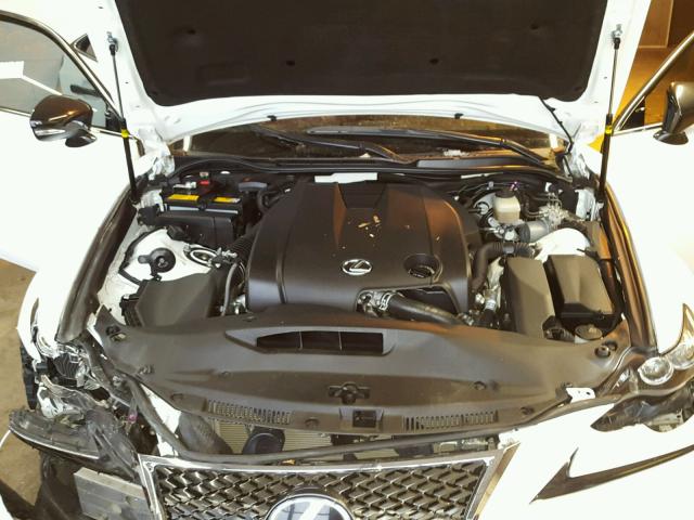 JTHBF1D2XE5025666 - 2014 LEXUS IS 250 WHITE photo 7