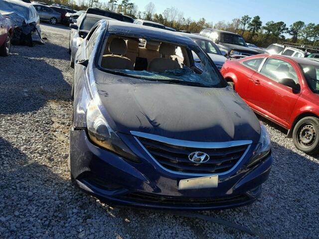 5NPEB4AC5BH151101 - 2011 HYUNDAI SONATA GLS BLUE photo 9