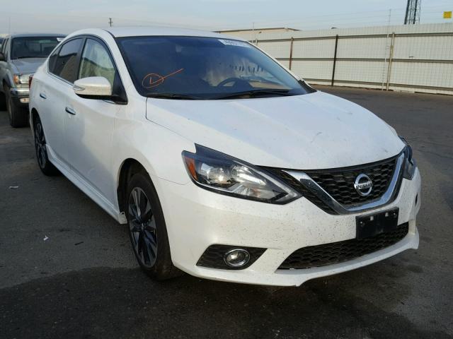 3N1AB7APXHY239966 - 2017 NISSAN SENTRA S WHITE photo 1