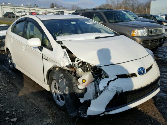 JTDKN3DU3C5495830 - 2012 TOYOTA PRIUS WHITE photo 1