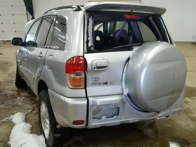 JTEGH20V630110033 - 2003 TOYOTA RAV4 SILVER photo 3