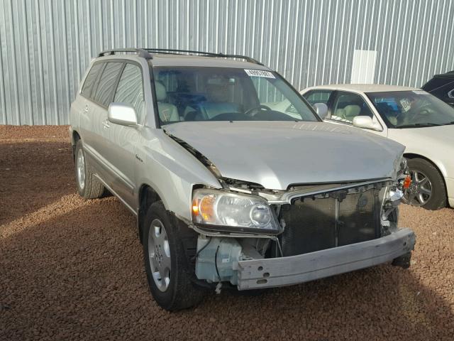 JTEDP21A660104836 - 2006 TOYOTA HIGHLANDER SILVER photo 1