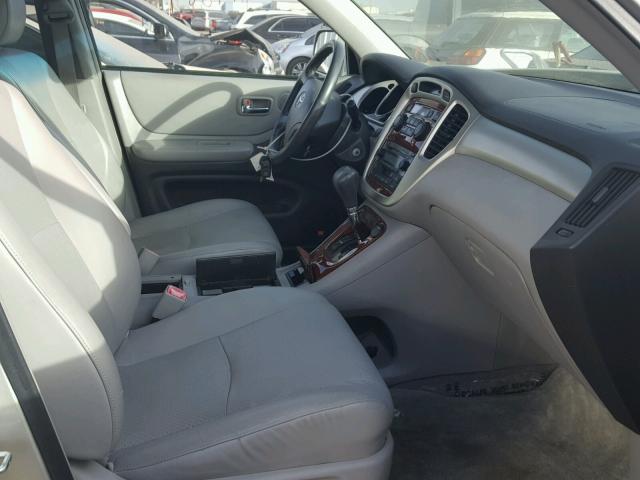 JTEDP21A660104836 - 2006 TOYOTA HIGHLANDER SILVER photo 5