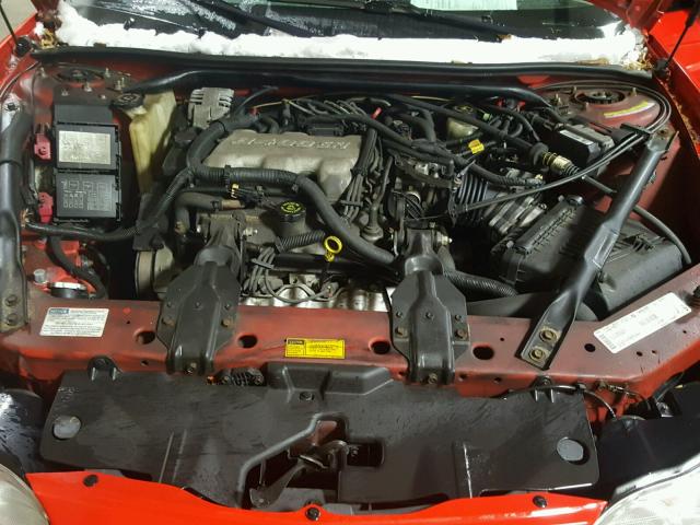 2G1WW15E019138902 - 2001 CHEVROLET MONTE CARL 红色 照片 7