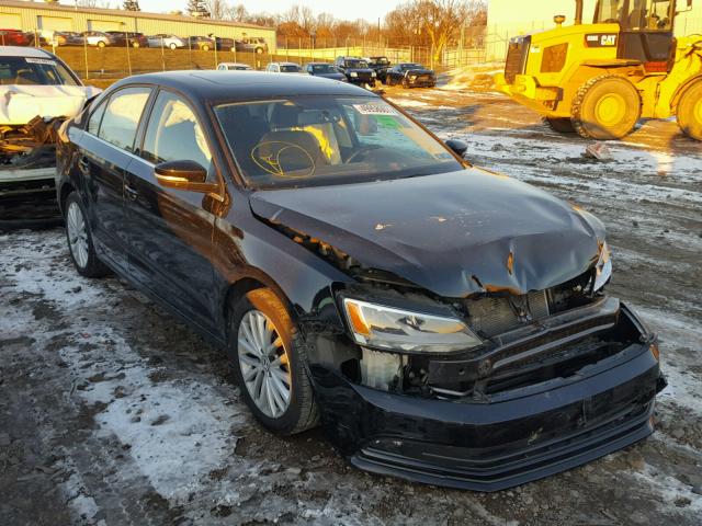 3VWD07AJ3FM310387 - 2015 VOLKSWAGEN JETTA SE 黑色 照片 1