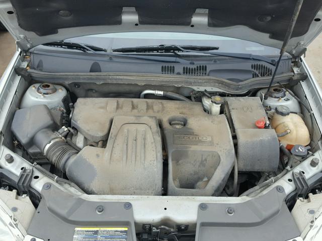 1G1AD1F55A7146851 - 2010 CHEVROLET COBALT 1LT SILVER photo 7