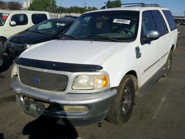 1FMEU1767VLA16353 - 1997 FORD EXPEDITION WHITE photo 2