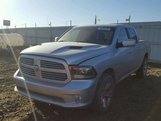 1C6RR7MT2GS132371 - 2016 RAM 1500 SPORT SILVER photo 2