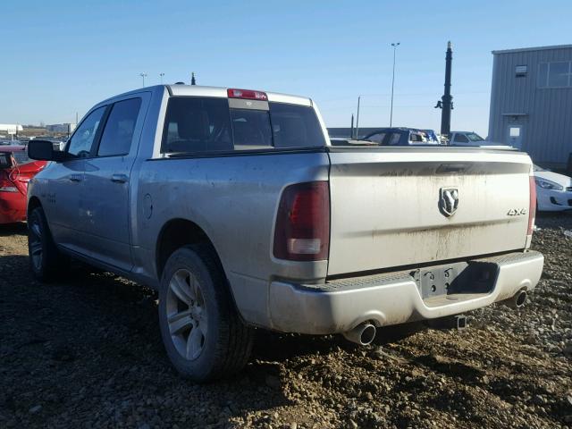 1C6RR7MT2GS132371 - 2016 RAM 1500 SPORT SILVER photo 3