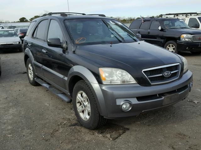 KNDJC733155444167 - 2005 KIA SORENTO EX BLACK photo 1